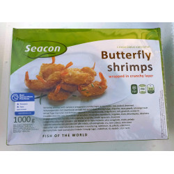 Krevety Butterfly (26/30) - obalované 1kg